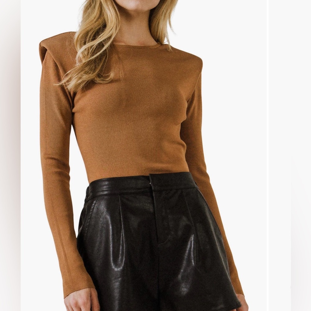 Endless Rose. Padded Shoulder Back Cutout